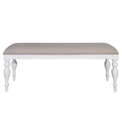 Summer House 6 Piece Rectangular Table Set in Oyster White
