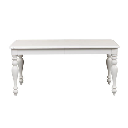Summer House Rectangular Leg Table in Oyster White