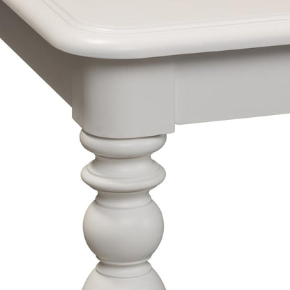 Summer House Rectangular Leg Table in Oyster White
