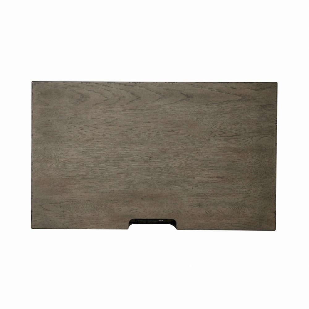 2 Drawer Night Stand w/ Charging Station in Dusty Taupe