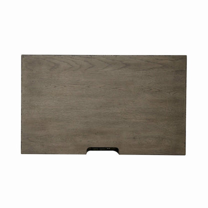 2 Drawer Night Stand w/ Charging Station in Dusty Taupe