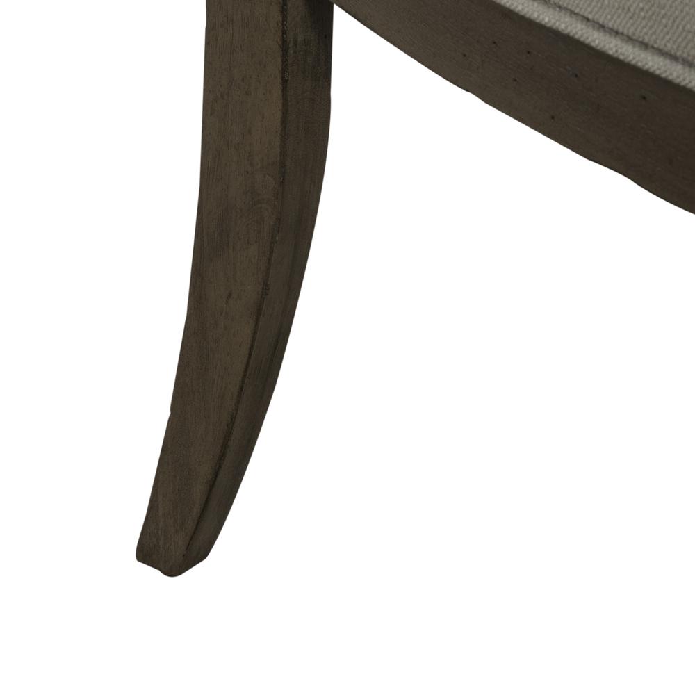 Uph Tufted Back Side Chair - Set of 2 Traditional Multi in Dusty Taupe
