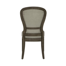 Uph Tufted Back Side Chair - Set of 2 Traditional Multi in Dusty Taupe