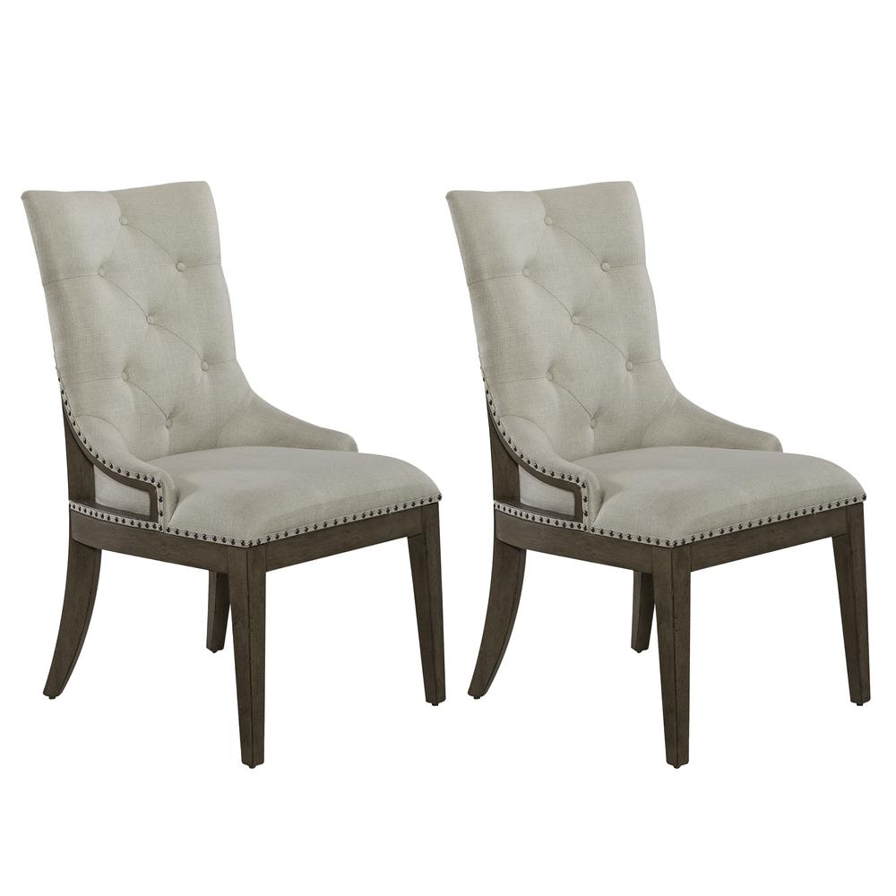 Uph Shelter Side Chair (RTA) - Set of 2 Traditional Multi in Dusty Taupe