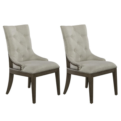 Uph Shelter Side Chair (RTA) - Set of 2 Traditional Multi in Dusty Taupe