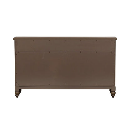 Americana Farmhouse Hall Buffet in Dusty Taupe