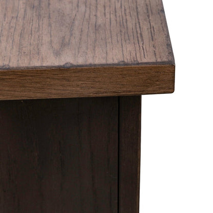 Americana Farmhouse Hall Buffet- Black in Dusty Taupe