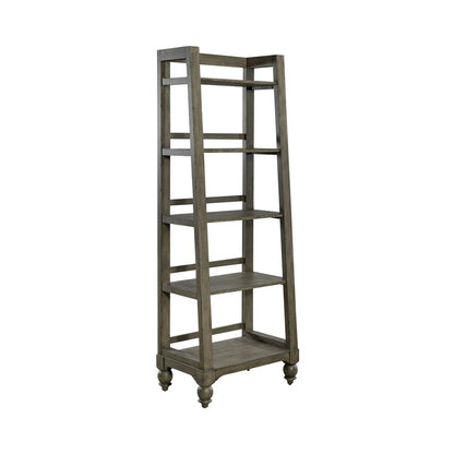 Liberty Furniture Americana Farmhouse Leaning Pier Bookcase