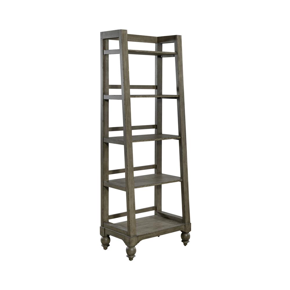 Liberty Furniture Americana Farmhouse Leaning Pier Bookcase