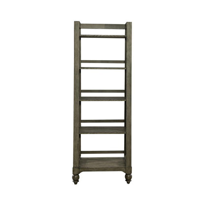 Liberty Furniture Americana Farmhouse Leaning Pier Bookcase