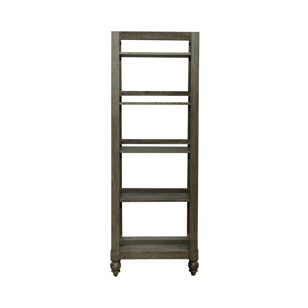 Liberty Furniture Americana Farmhouse Leaning Pier Bookcase