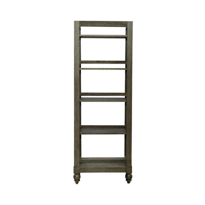 Liberty Furniture Americana Farmhouse Leaning Pier Bookcase