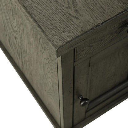 Liberty Furniture Americana Farmhouse Chair Side Table - Dusty Taupe