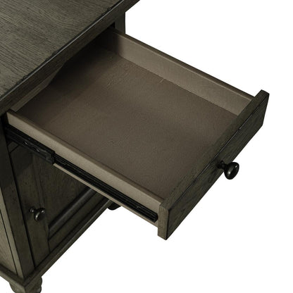 Liberty Furniture Americana Farmhouse Chair Side Table - Dusty Taupe