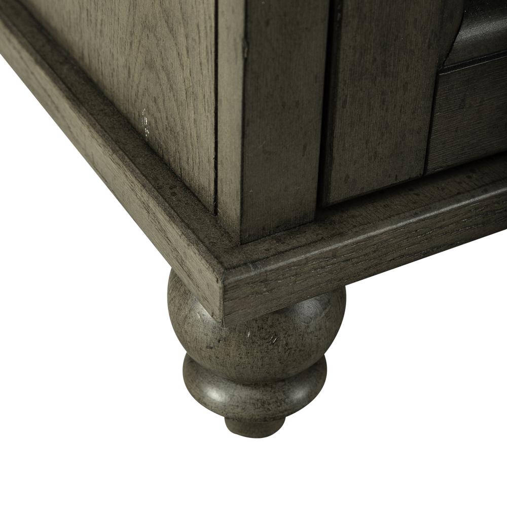 Liberty Furniture Americana Farmhouse Chair Side Table - Dusty Taupe