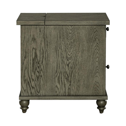 Liberty Furniture Americana Farmhouse Chair Side Table - Dusty Taupe