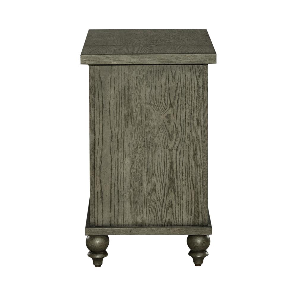 Liberty Furniture Americana Farmhouse Chair Side Table - Dusty Taupe
