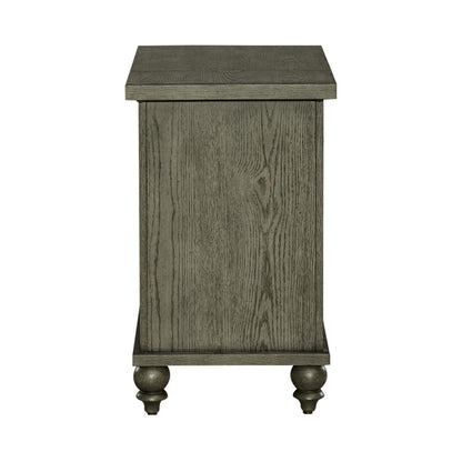 Liberty Furniture Americana Farmhouse Chair Side Table - Dusty Taupe