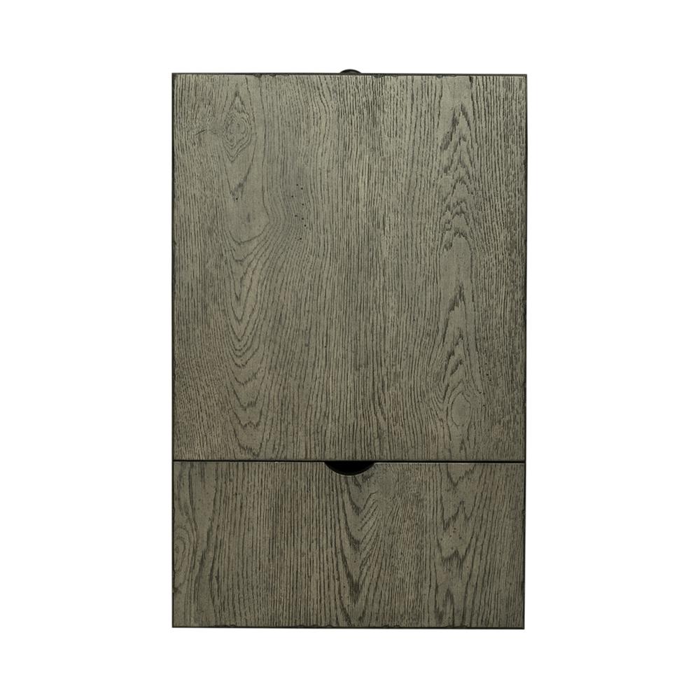 Liberty Furniture Americana Farmhouse Chair Side Table - Dusty Taupe