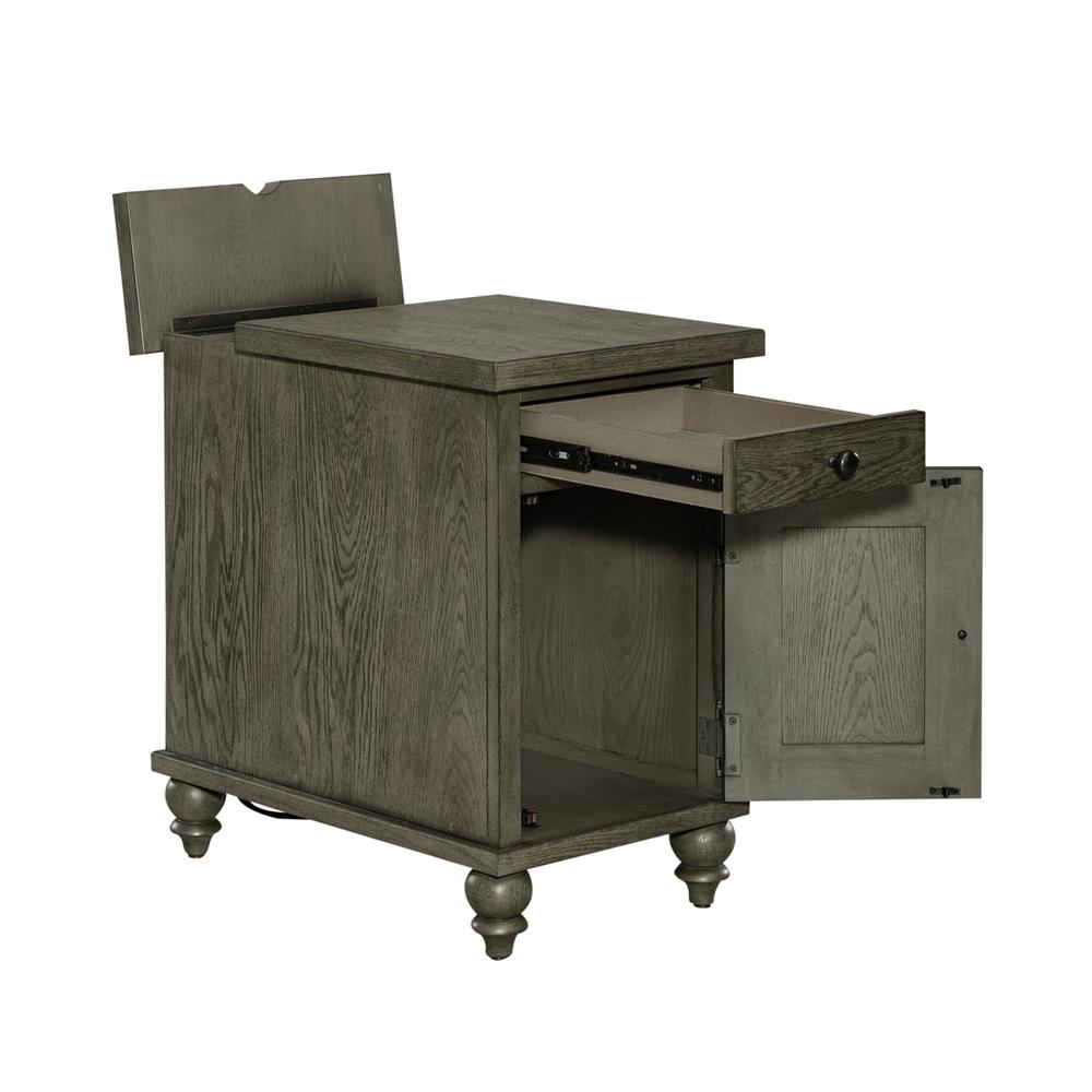 Liberty Furniture Americana Farmhouse Chair Side Table - Dusty Taupe