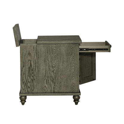 Liberty Furniture Americana Farmhouse Chair Side Table - Dusty Taupe