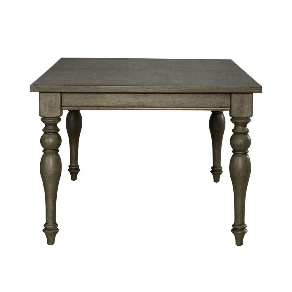 Americana Farmhouse Rectangular Leg Table in Dusty Taupe