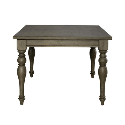 Americana Farmhouse Rectangular Leg Table in Dusty Taupe