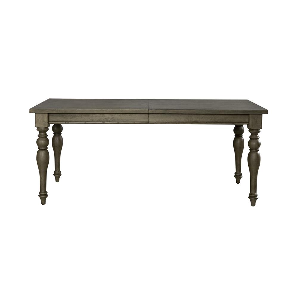 Americana Farmhouse Rectangular Leg Table in Dusty Taupe
