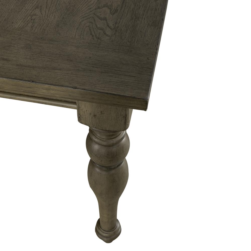 Americana Farmhouse Rectangular Leg Table in Dusty Taupe