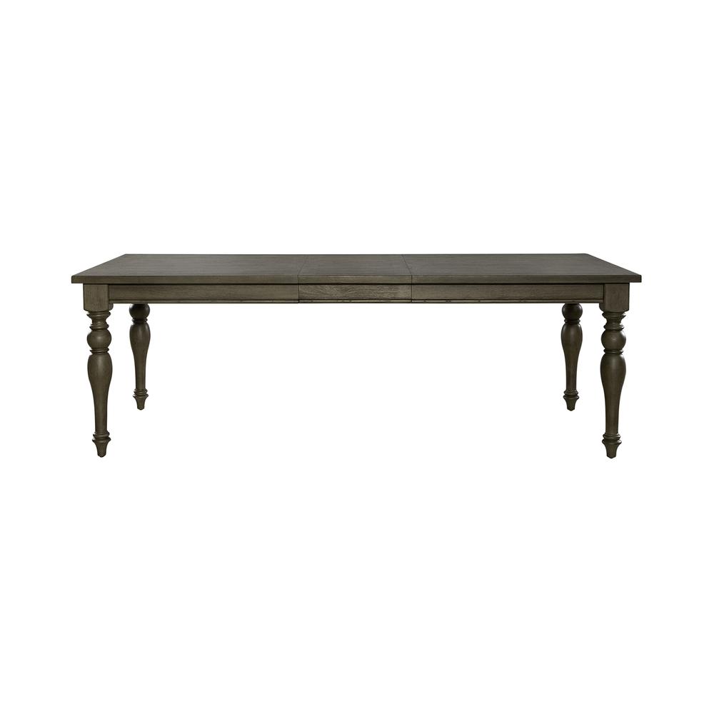 Americana Farmhouse Rectangular Leg Table in Dusty Taupe