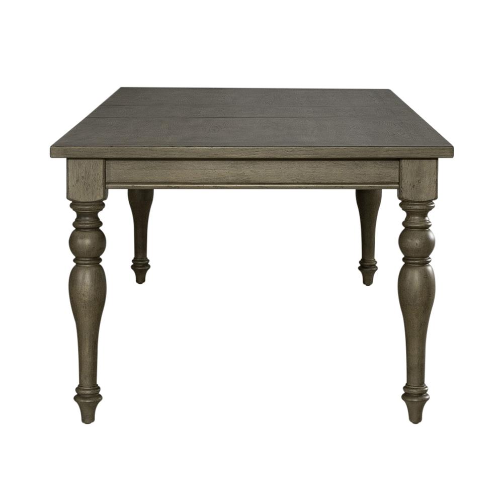 Americana Farmhouse Rectangular Leg Table in Dusty Taupe