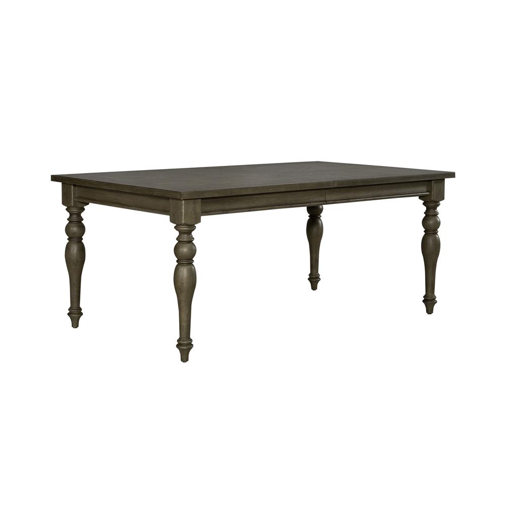 Americana Farmhouse Rectangular Leg Table in Dusty Taupe