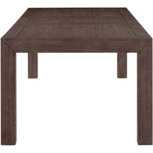 Rectangular Table for Dining Room with Self Storing Leaf - Satin Espresso Oak