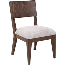 Cascade Falls Panel Back Side Chair for Dining Room - Set of 2  - Satin Espresso