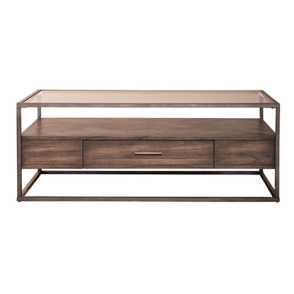 Jamestown Rectangular Cocktail Table in Tobacco