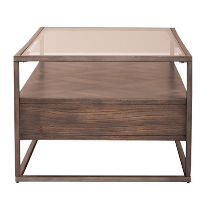 Jamestown Rectangular Cocktail Table in Tobacco