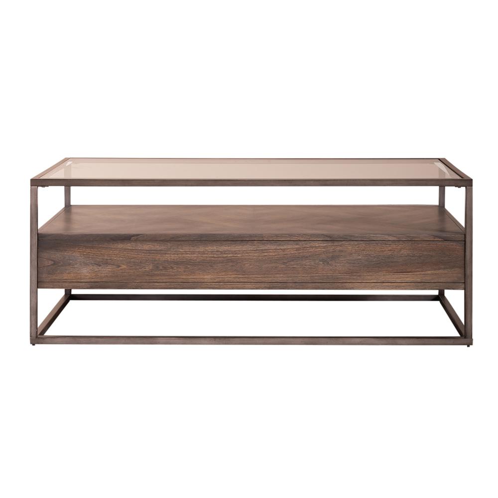 Jamestown Rectangular Cocktail Table in Tobacco