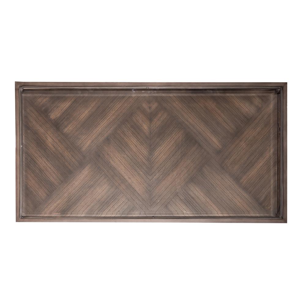 Jamestown Rectangular Cocktail Table in Tobacco
