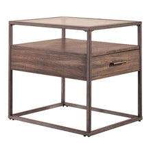 Jamestown Glass Top 3 Piece Set - Cocktail Table, 2 End Tables - Tobacco