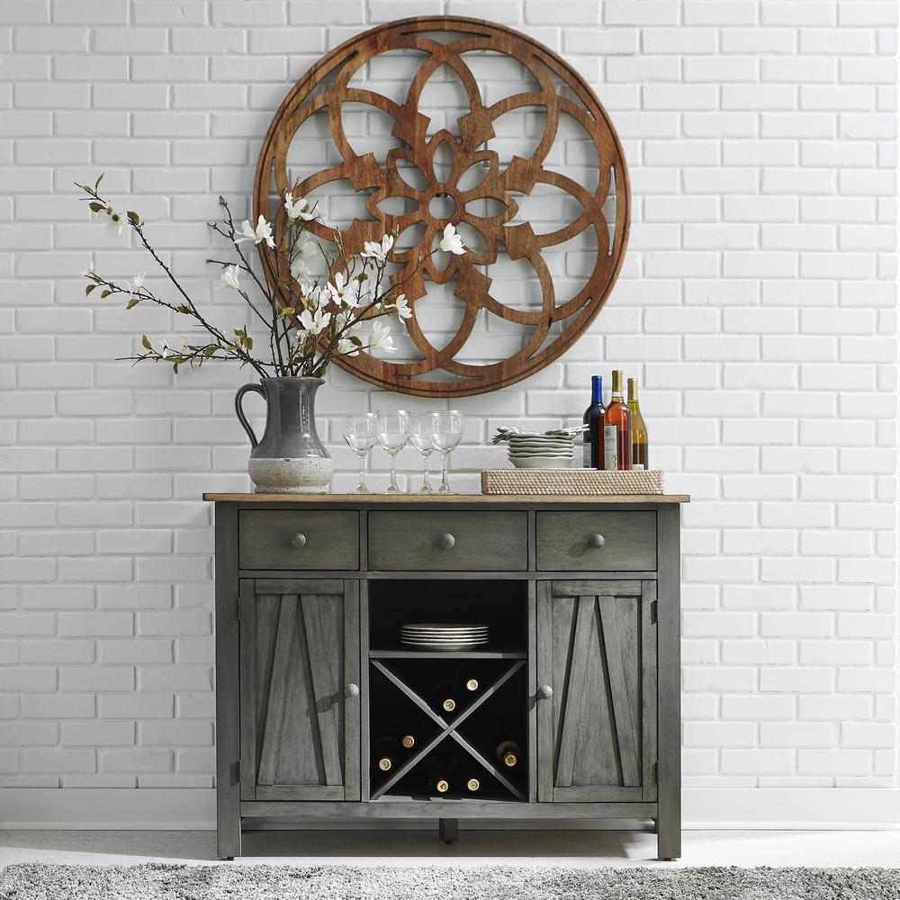 Lindsey Farm Server in Gray