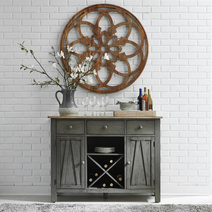 Lindsey Farm Server in Gray