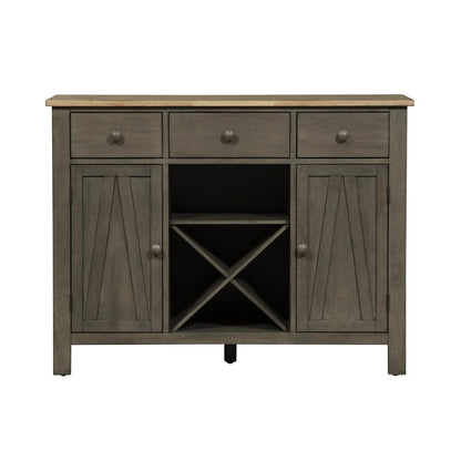 Lindsey Farm Server in Gray