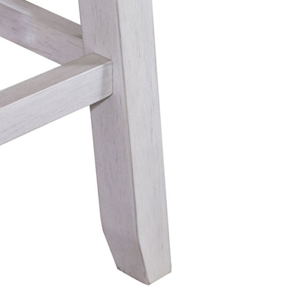 Counter Height Swivel Chair (RTA) - Set of 2 Farmhouse White