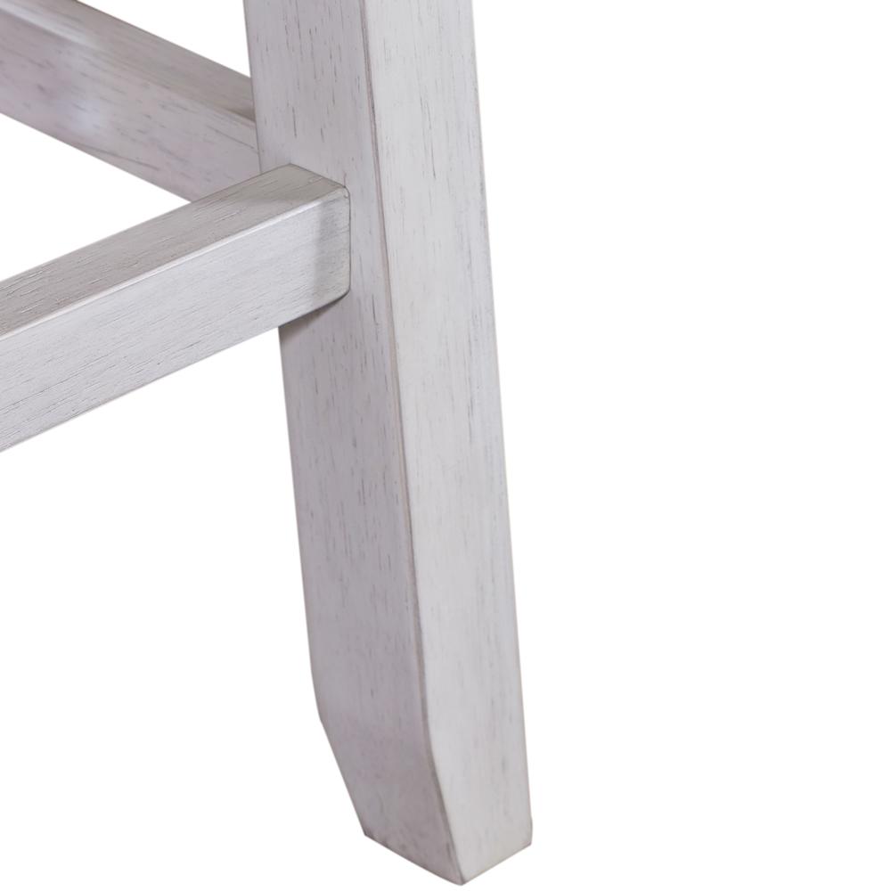 Counter Height Swivel Chair (RTA) - Set of 2 Farmhouse White