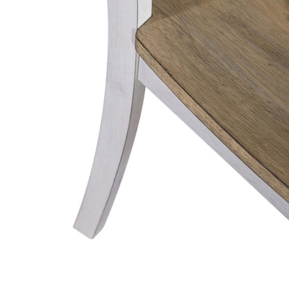 Splat Back Side Chair (RTA) - Set of 2 Farmhouse White in Weathered White