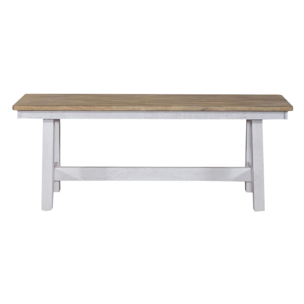 Lindsey Farm Backless Bench (RTA) in Weathered White