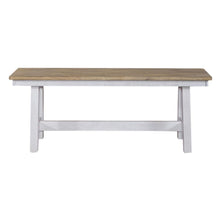 Lindsey Farm Backless Bench (RTA) in Weathered White