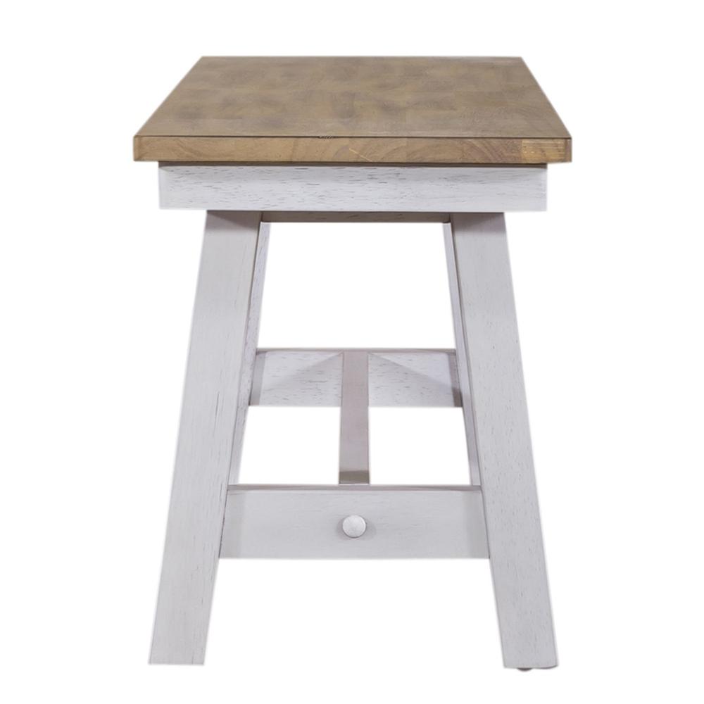 Lindsey Farm Backless Bench (RTA) in Weathered White