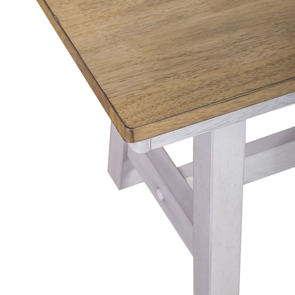 Lindsey Farm Backless Bench (RTA) in Weathered White