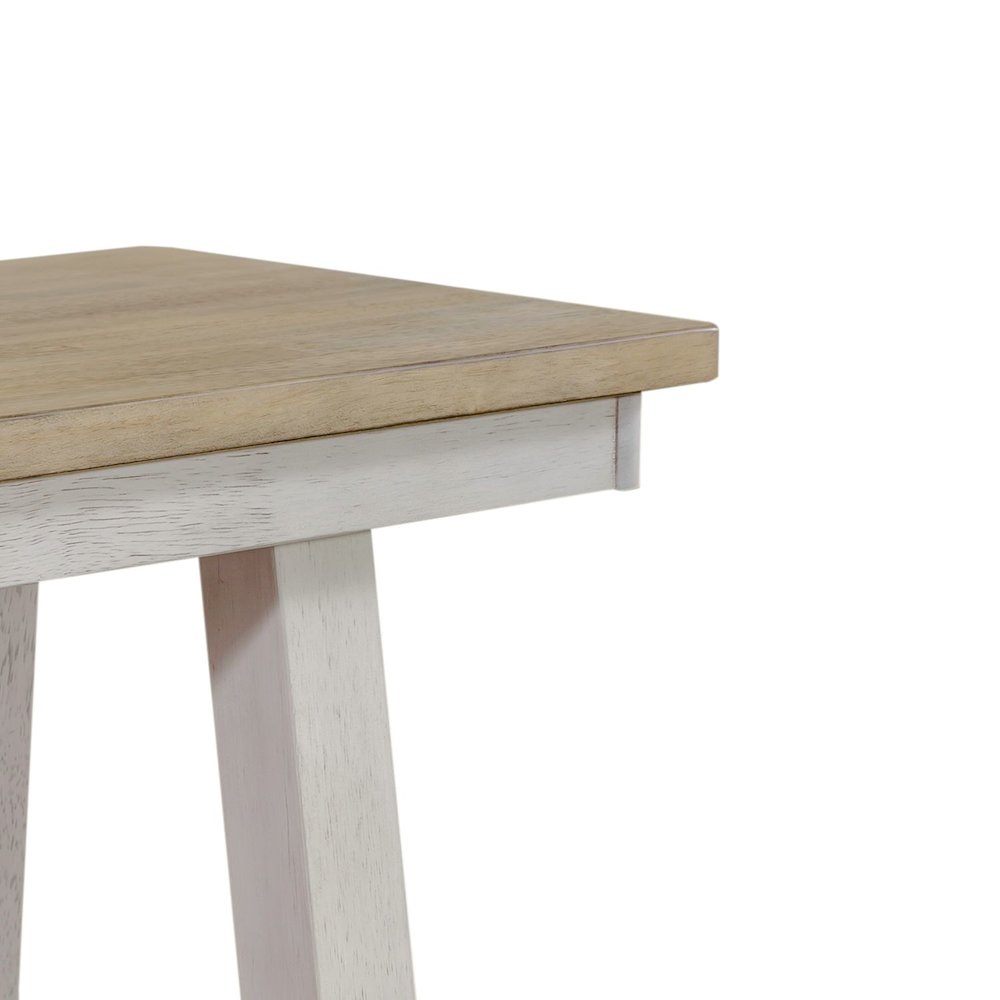 Lindsey Farm Backless Bench (RTA) in Weathered White